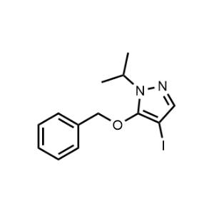 5-(Benzyloxy)-4-iodo-1-isopropyl-1H-pyrazole|CS-1237092