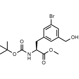 Methyl (S)-3-(3-bromo-5-(hydroxymethyl)phenyl)-2-((tert-butoxycarbonyl)amino)propanoate|CS-1237429