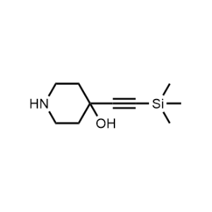 4-((Trimethylsilyl)ethynyl)piperidin-4-ol|CS-1237435