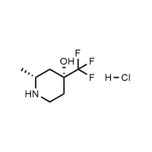 (2R,4R)-2-Methyl-4-(trifluoromethyl)piperidin-4-ol hydrochloride|CS-1237455