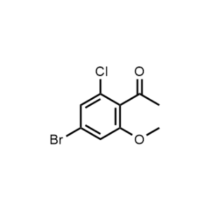 1-(4-Bromo-2-chloro-6-methoxyphenyl)ethan-1-one|CS-1237611