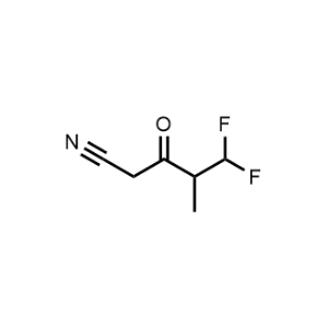 5,5-Difluoro-4-methyl-3-oxopentanenitrile|CS-1237662