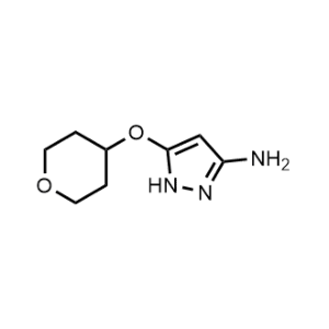 5-((Tetrahydro-2H-pyran-4-yl)oxy)-1H-pyrazol-3-amine|CS-1237685