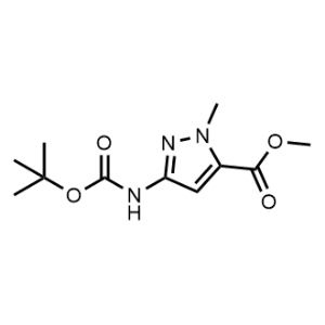 Methyl 3-((tert-butoxycarbonyl)amino)-1-methyl-1H-pyrazole-5-carboxylate|CS-1237708