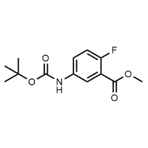 Methyl 5-((tert-butoxycarbonyl)amino)-2-fluorobenzoate|CS-1237818