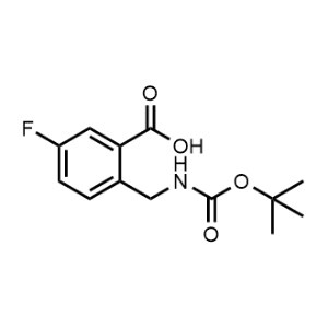 2-(((tert-Butoxycarbonyl)amino)methyl)-5-fluorobenzoic acid|CS-1237824