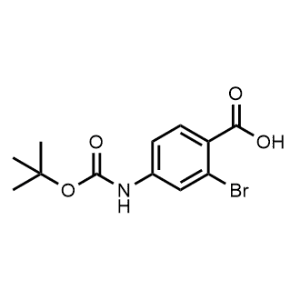 2-Bromo-4-((tert-butoxycarbonyl)amino)benzoic acid|CS-1237827