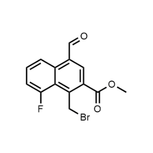 Methyl 1-(bromomethyl)-8-fluoro-4-formyl-2-naphthoate|CS-1238019