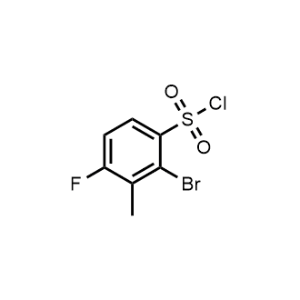 2-Bromo-4-fluoro-3-methylbenzenesulfonyl chloride|CS-1238380