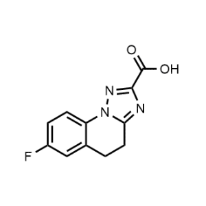 7-Fluoro-4,5-dihydro-[1,2,4]triazolo[1,5-a]quinoline-2-carboxylic acid|CS-1238381