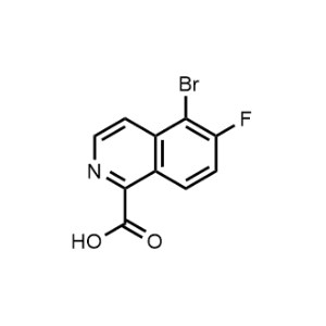 5-Bromo-6-fluoroisoquinoline-1-carboxylic acid|CS-1238817