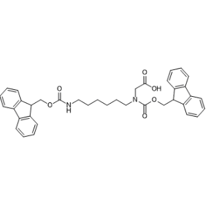 N-(((9H-Fluoren-9-yl)methoxy)carbonyl)-N-(6-((((9H-fluoren-9-yl)methoxy)carbonyl)amino)hexyl)glycine|CS-1238949