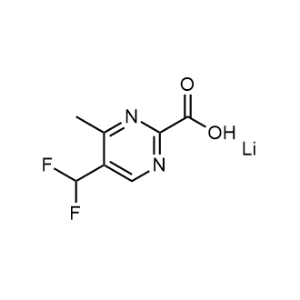 5-(Difluoromethyl)-4-methylpyrimidine-2-carboxylic acid, lithium salt|CS-1239365
