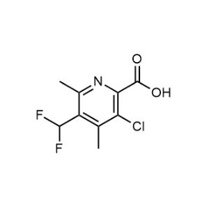 3-Chloro-5-(difluoromethyl)-4,6-dimethylpicolinic acid|CS-1239384