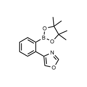 4-(2-(4,4,5,5-Tetramethyl-1,3,2-dioxaborolan-2-yl)phenyl)oxazole|CS-1239410