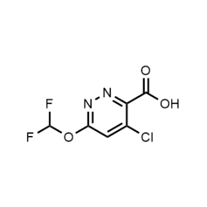 4-Chloro-6-(difluoromethoxy)pyridazine-3-carboxylic acid|CS-1239450