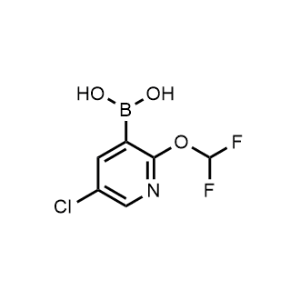 (5-Chloro-2-(difluoromethoxy)pyridin-3-yl)boronic acid|CS-1239481