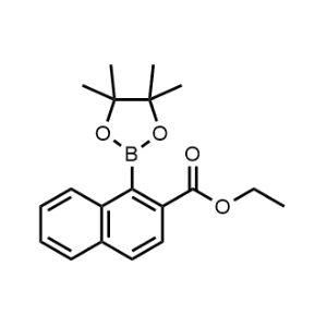 Ethyl 1-(4,4,5,5-tetramethyl-1,3,2-dioxaborolan-2-yl)-2-naphthoate|CS-1239565