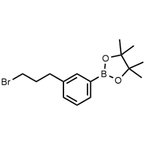 2-(3-(3-Bromopropyl)phenyl)-4,4,5,5-tetramethyl-1,3,2-dioxaborolane|CS-1239672