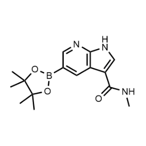 N-Methyl-5-(4,4,5,5-tetramethyl-1,3,2-dioxaborolan-2-yl)-1H-pyrrolo[2,3-b]pyridine-3-carboxamide|CS-1239686