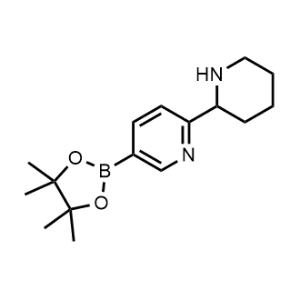 2-(Piperidin-2-yl)-5-(4,4,5,5-tetramethyl-1,3,2-dioxaborolan-2-yl)pyridine|CS-1239710