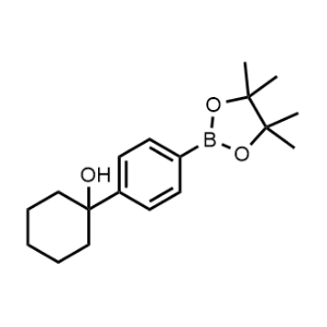 1-(4-(4,4,5,5-Tetramethyl-1,3,2-dioxaborolan-2-yl)phenyl)cyclohexan-1-ol|CS-1239774