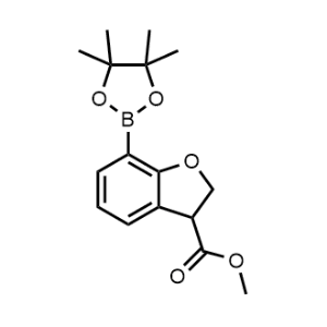 Methyl 7-(4,4,5,5-tetramethyl-1,3,2-dioxaborolan-2-yl)-2,3-dihydrobenzofuran-3-carboxylate|CS-1239815