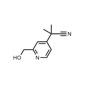 2-(2-(Hydroxymethyl)pyridin-4-yl)-2-methylpropanenitrile|CS-1239944