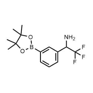 2,2,2-Trifluoro-1-(3-(4,4,5,5-tetramethyl-1,3,2-dioxaborolan-2-yl)phenyl)ethan-1-amine|CS-1240207
