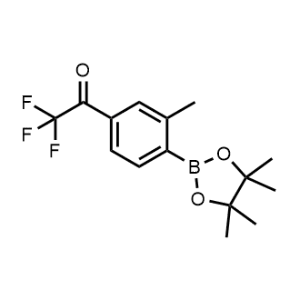 2,2,2-Trifluoro-1-(3-methyl-4-(4,4,5,5-tetramethyl-1,3,2-dioxaborolan-2-yl)phenyl)ethan-1-one|CS-1240283