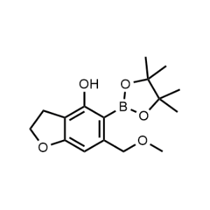 6-(Methoxymethyl)-5-(4,4,5,5-tetramethyl-1,3,2-dioxaborolan-2-yl)-2,3-dihydrobenzofuran-4-ol|CS-1240565