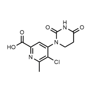 5-Chloro-4-(2,4-dioxotetrahydropyrimidin-1(2H)-yl)-6-methylpicolinic acid|CS-1241334