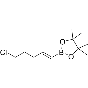 (E)-2-(5-Chloropent-1-en-1-yl)-4,4,5,5-tetramethyl-1,3,2-dioxaborolane|CS-1241456