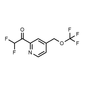2,2-Difluoro-1-(4-((trifluoromethoxy)methyl)pyridin-2-yl)ethan-1-one|CS-1241819