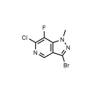 3-Bromo-6-chloro-7-fluoro-1-methyl-1H-pyrazolo[4,3-c]pyridine|CS-1242070
