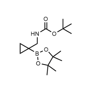 tert-Butyl ((1-(4,4,5,5-tetramethyl-1,3,2-dioxaborolan-2-yl)cyclopropyl)methyl)carbamate|CS-1242246