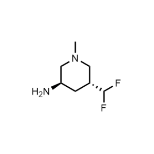 (3R,5R)-5-(Difluoromethyl)-1-methylpiperidin-3-amine|CS-1242253