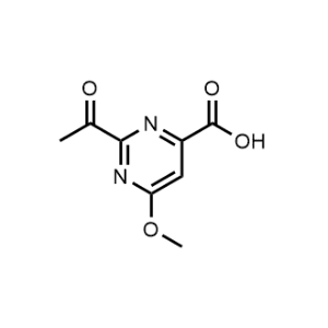 2-Acetyl-6-methoxypyrimidine-4-carboxylic acid|CS-1242300