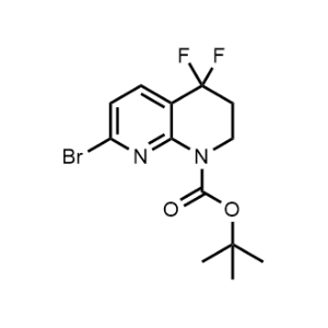 tert-Butyl 7-bromo-4,4-difluoro-3,4-dihydro-1,8-naphthyridine-1(2H)-carboxylate|CS-1242368