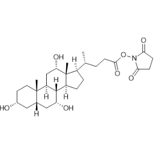 2,5-Dioxopyrrolidin-1-yl (R)-4-((3R,5S,7R,8R,9S,10S,12S,13R,14S,17R)-3,7,12-trihydroxy-10,13-dimethylhexadecahydro-1H-cyclopenta[a]phenanthren-17-yl)pentanoate|CS-1242504