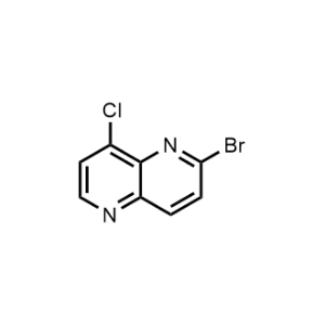 2-Bromo-8-chloro-1,5-naphthyridine|CS-1242569