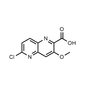 6-Chloro-3-methoxy-1,5-naphthyridine-2-carboxylic acid|CS-1243258