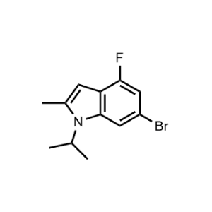 6-Bromo-4-fluoro-1-isopropyl-2-methyl-1H-indole|CS-1243532