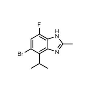 5-Bromo-7-fluoro-4-isopropyl-2-methyl-1H-benzo[d]imidazole|CS-1243543