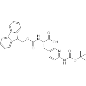 (S)-2-((((9H-Fluoren-9-yl)methoxy)carbonyl)amino)-3-(6-((tert-butoxycarbonyl)amino)pyridin-3-yl)propanoic acid|CS-1243614