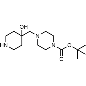 tert-Butyl 4-((4-hydroxypiperidin-4-yl)methyl)piperazine-1-carboxylate|CS-1243833