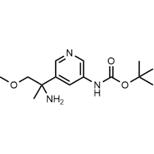tert-Butyl (5-(2-amino-1-methoxypropan-2-yl)pyridin-3-yl)carbamate|CS-1243978