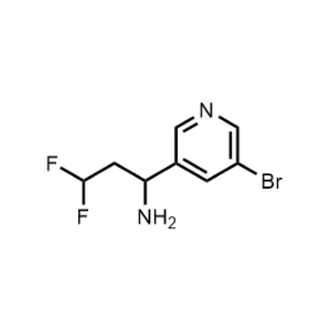 1-(5-Bromopyridin-3-yl)-3,3-difluoropropan-1-amine|CS-1243998