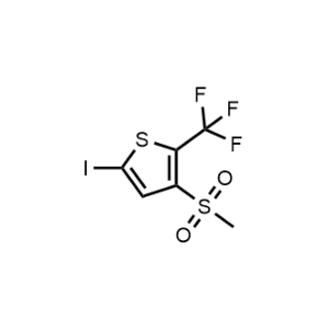 5-Iodo-3-(methylsulfonyl)-2-(trifluoromethyl)thiophene|CS-1244202