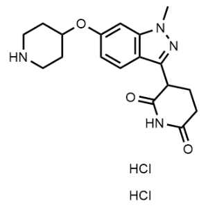 3-(1-Methyl-6-(piperidin-4-yloxy)-1H-indazol-3-yl)piperidine-2,6-dione dihydrochloride|CS-1244414